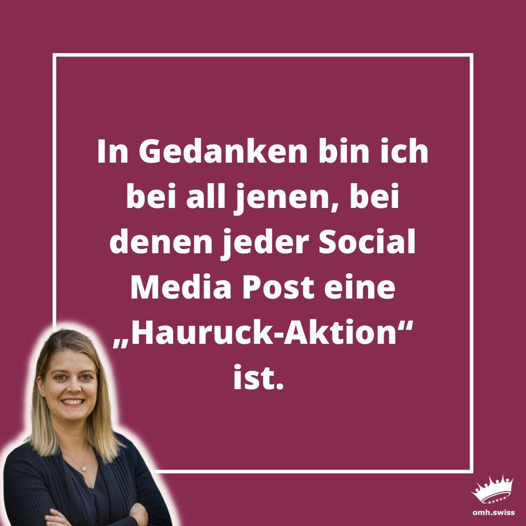 Social Media Post Hauruck
