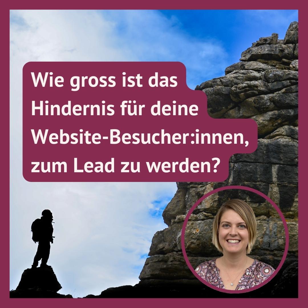 Hindernisse auf einer Website