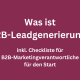Was ist B2B-Leadgenerierung
