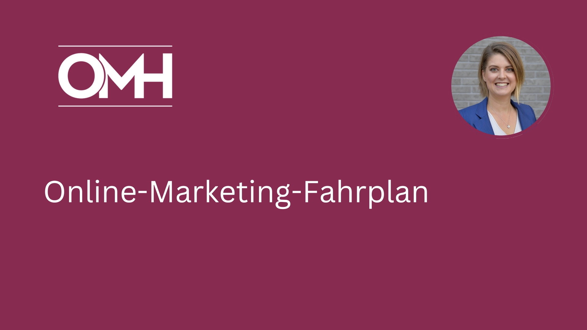 Online-Marketing-Fahrplan