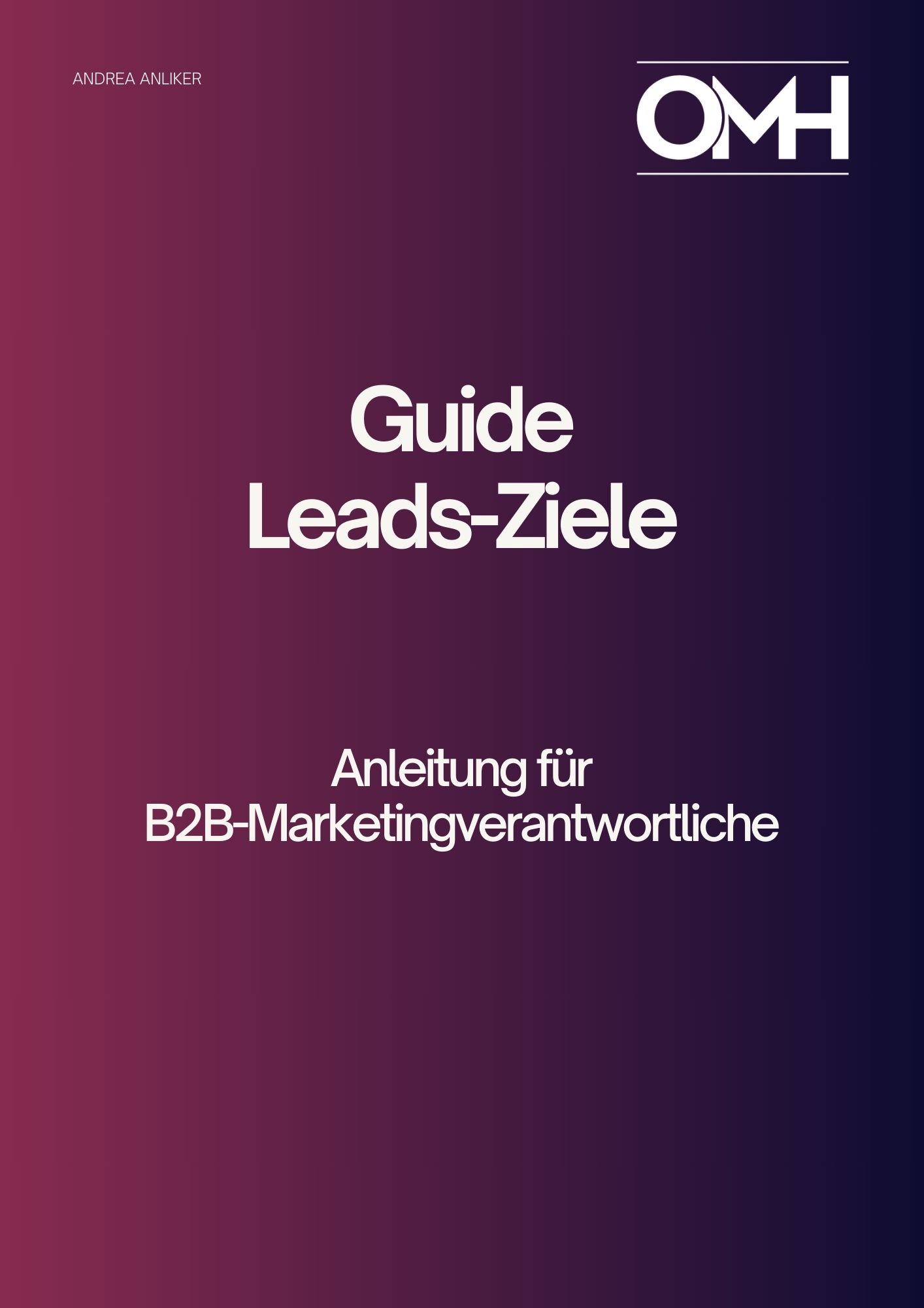 Guide LeadsZiele OMH AG